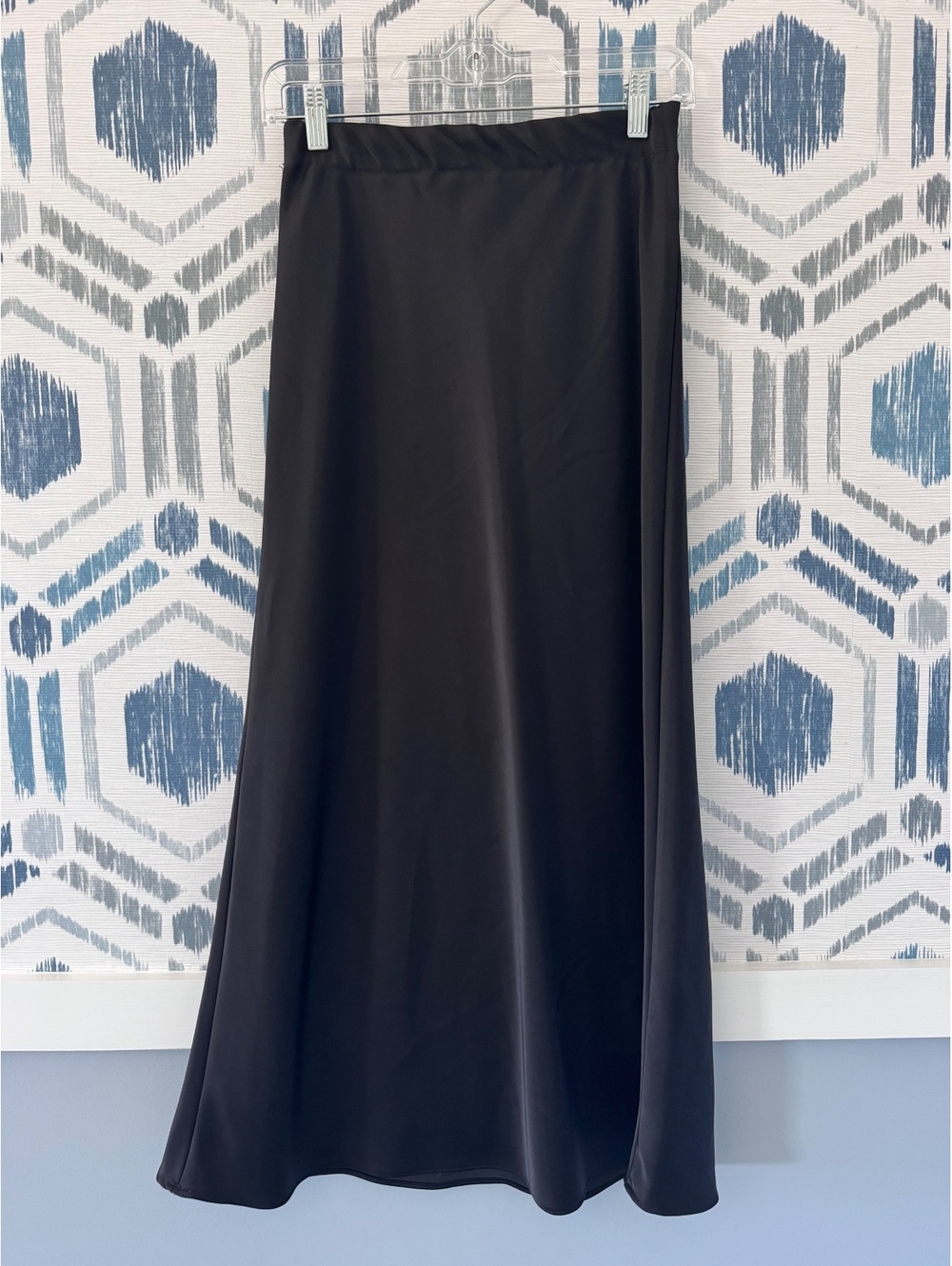 ZARA Satin Midi Skirt
